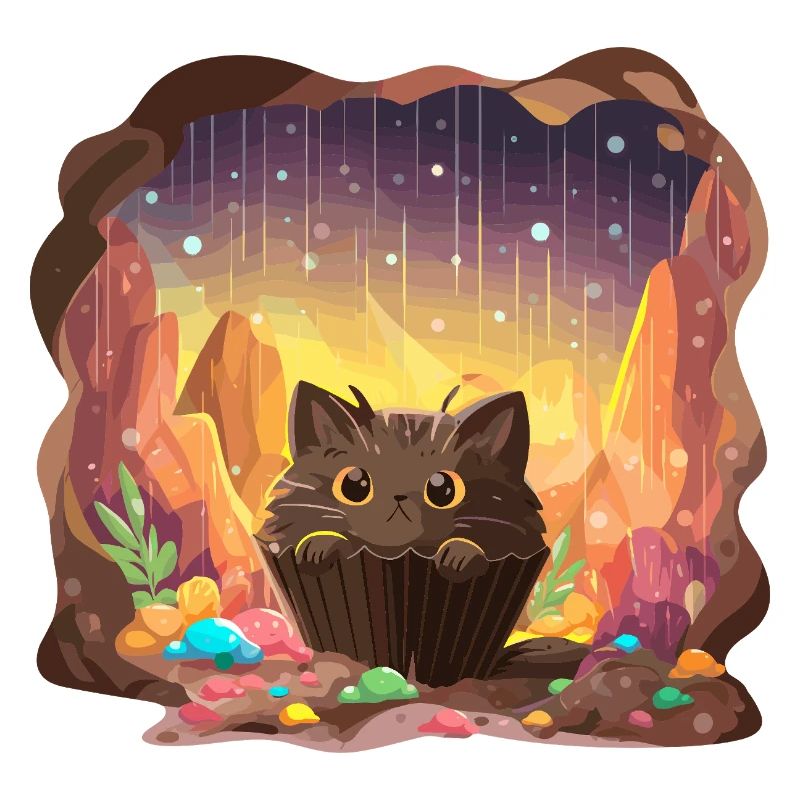 Cat Cake Crystal Cave