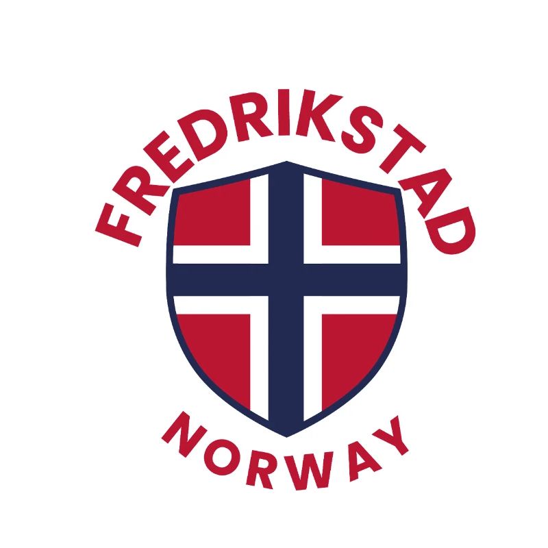 Fredrikstad Norwegischer Schild