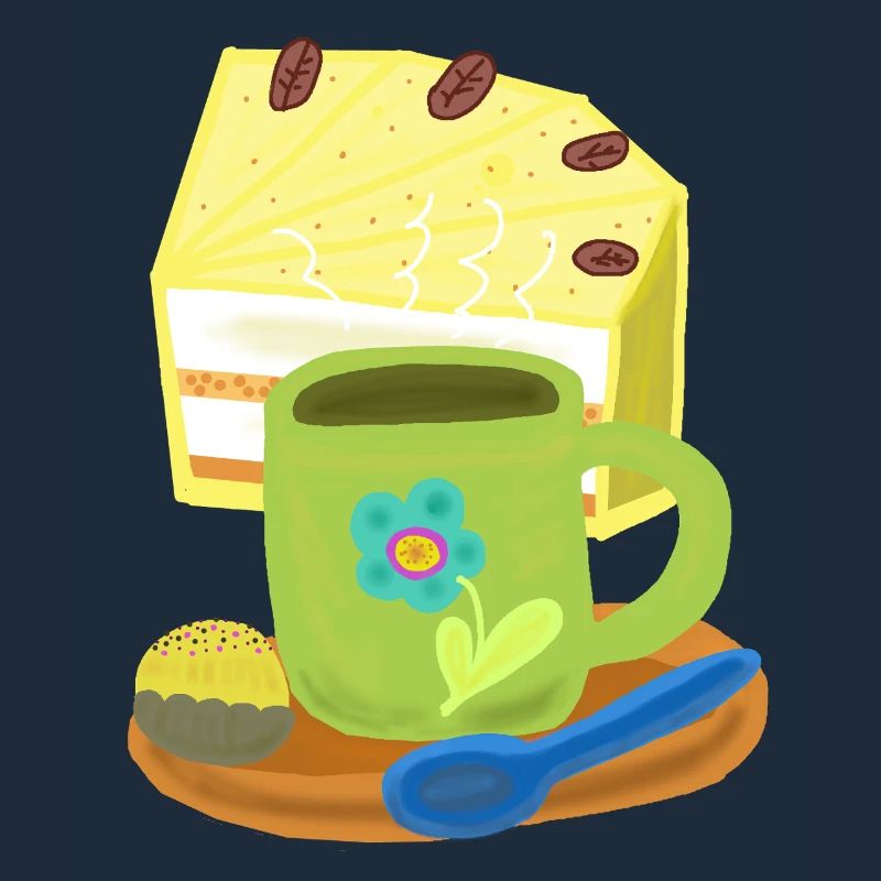 Torte Kuchen Kaffee Kaffeetasse Geburtstag