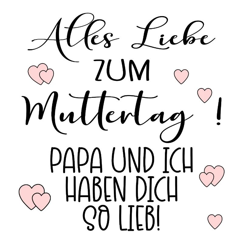 Muttertag Papa Mama