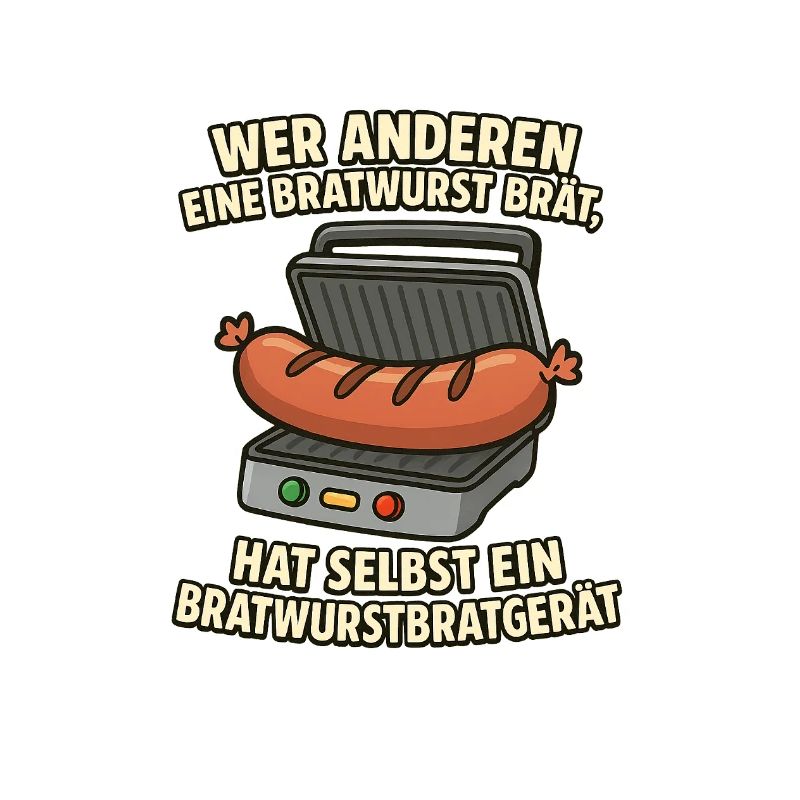 Bratwurst Bratgerät Spruch