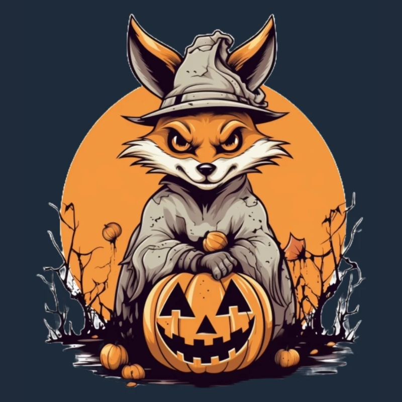 Grim Fox in the Witch's Forest