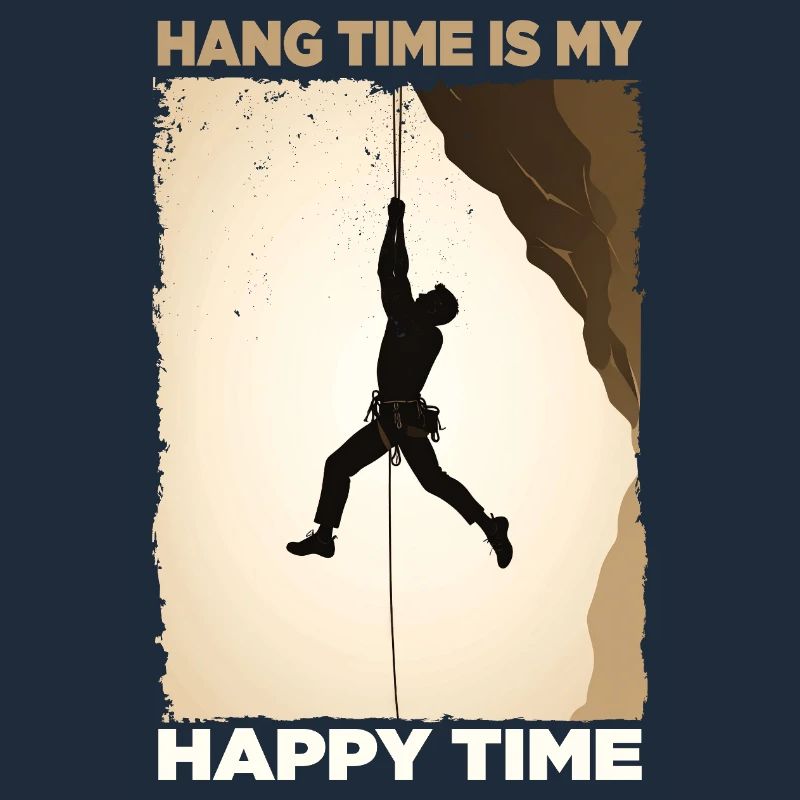 Conception de motivation pour grimpeur suspendu
