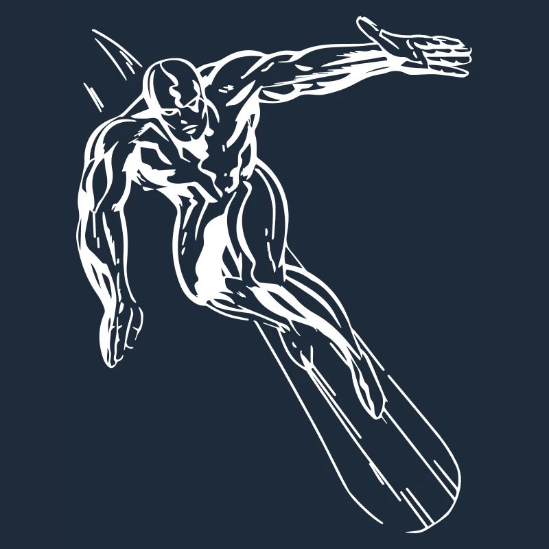 Surf, planche de surf, SilverSurfer - Design
