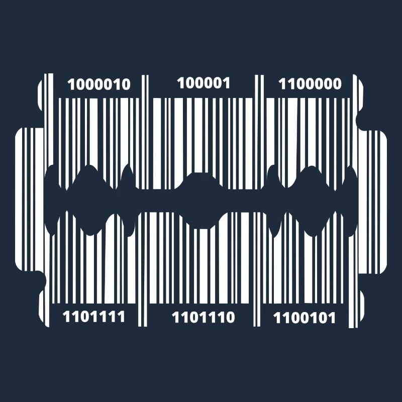 Rasierklinge mit Code