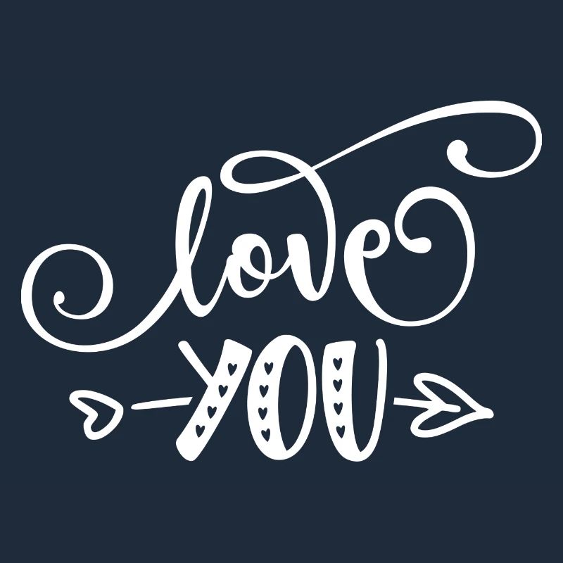 Love You Charm Between Hearts and Arrows Pattern