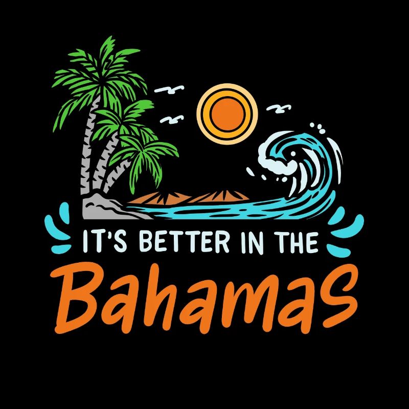 Bahamas rétro 80 ' s vacances d’été