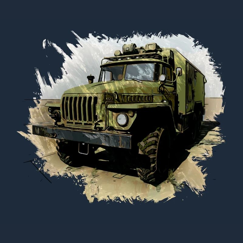 URAL 4320 avec corps de caisson