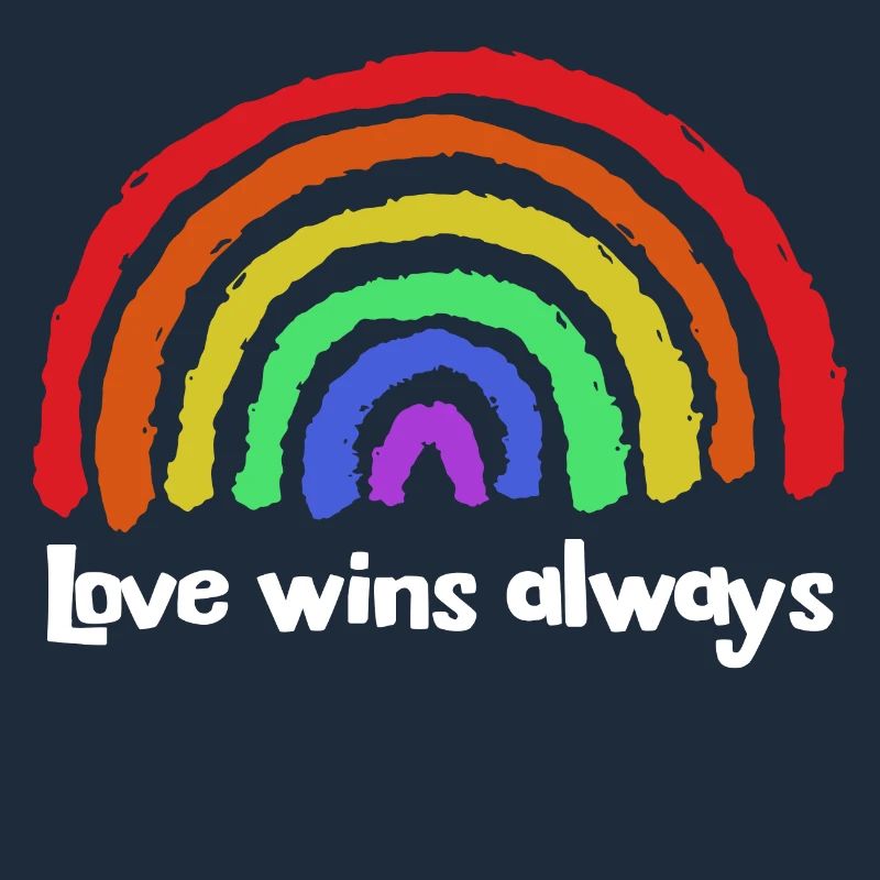 Love Statement Peace Rainbow Freedom