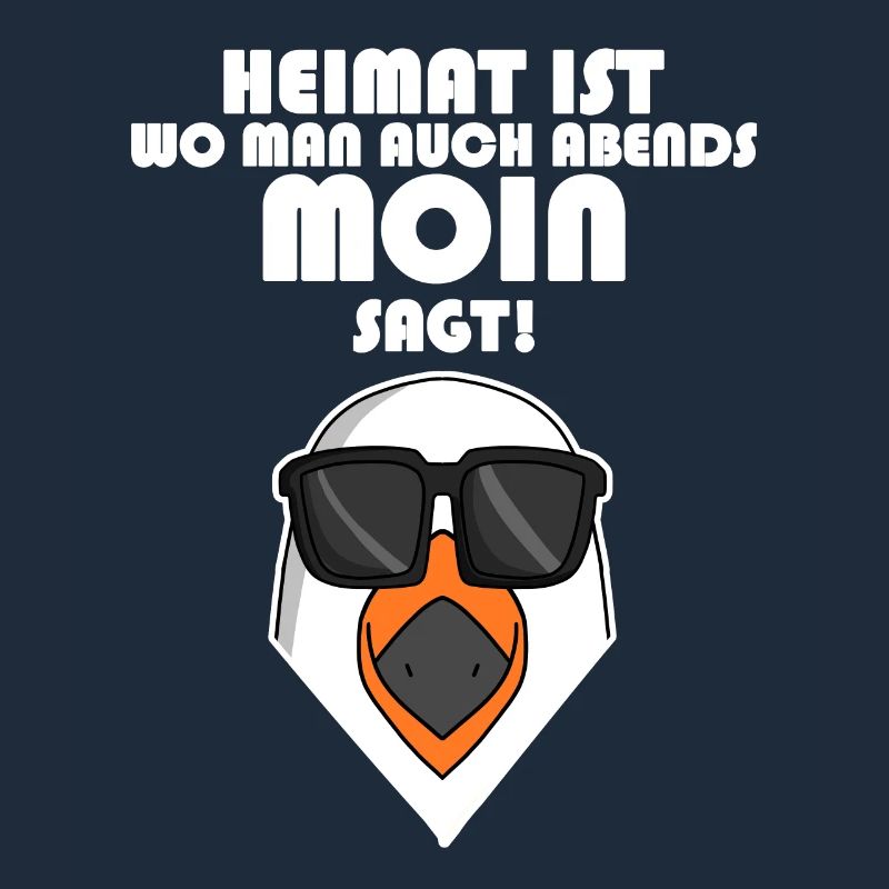 Plattdeutsch Spruch Moin Möwe Nordsee