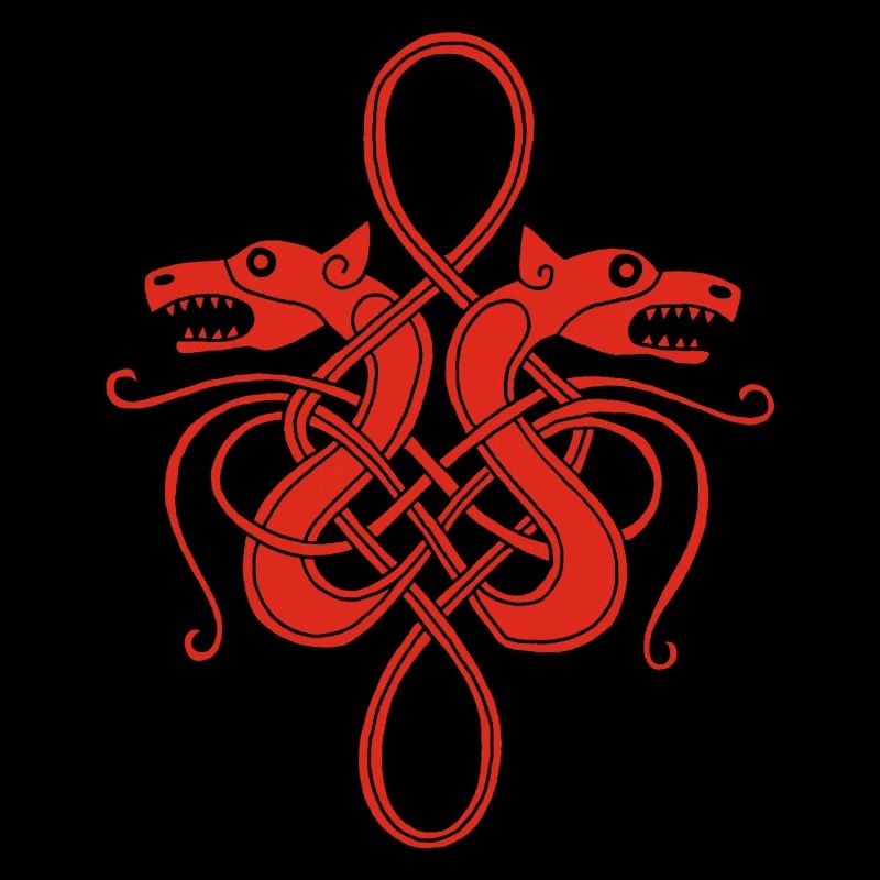 Rote Wikinger-Hydra