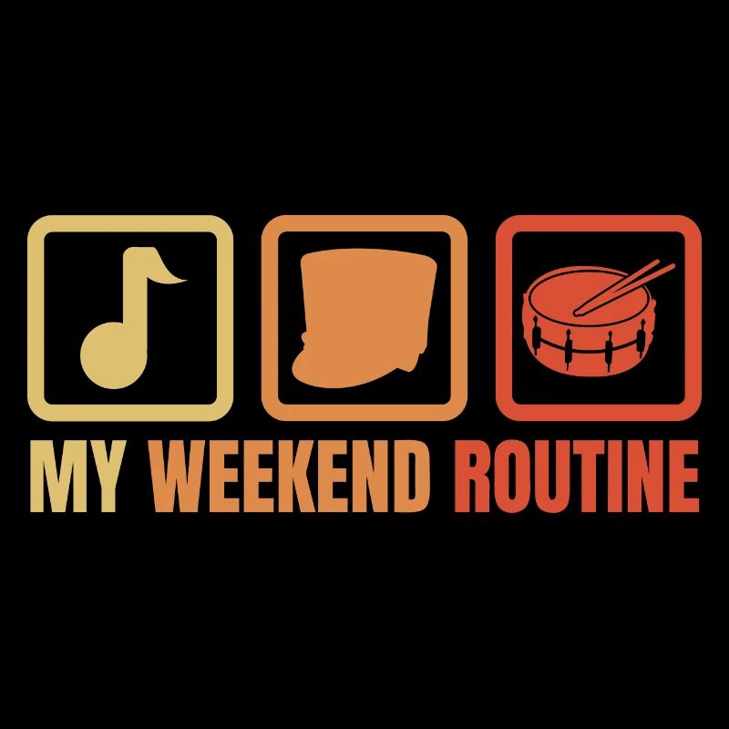 Funny Drummer Weekend