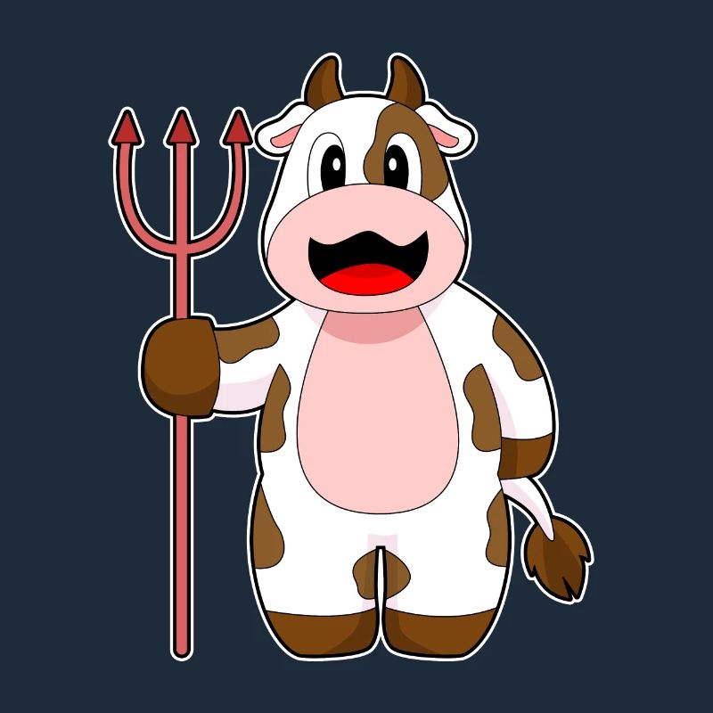 Vache Halloween Devil Trident