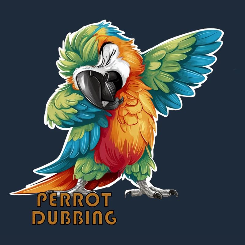 Perrot dubbing Éclats Plumés Le Perroquet tropical