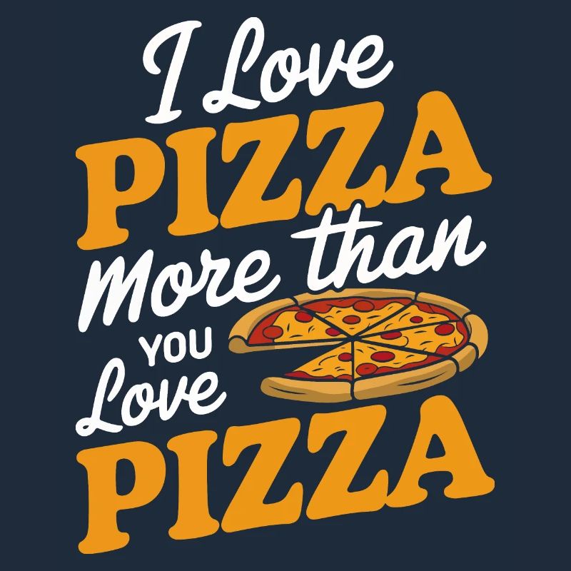Conception de typographie Pizza Love