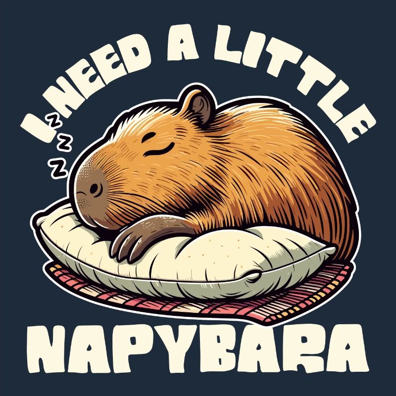 I Need a Little Napybara, Funny Capybara Design