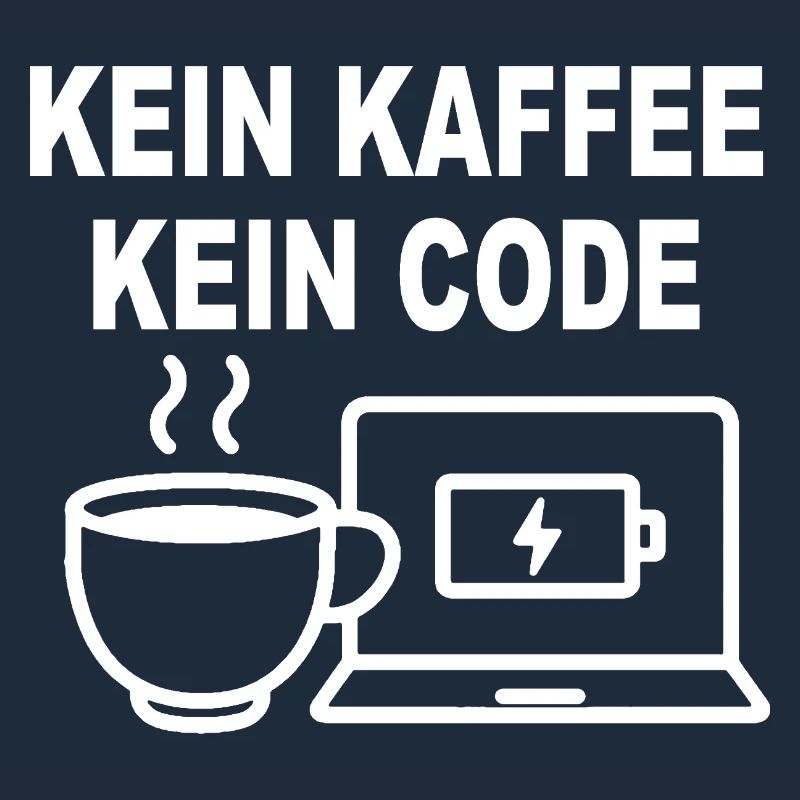 Kein Kaffee Kein Code - Conception de programmeur amusant