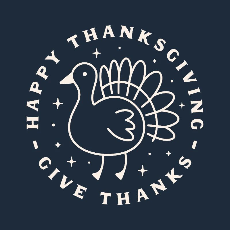 Joyeux thanksgiving rendre grâce salutations dinde
