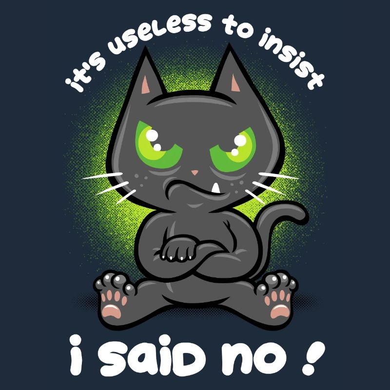 Störrische Katze