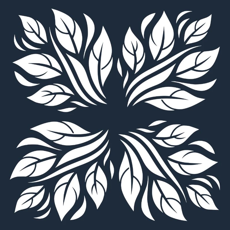 Leaves botanical pattern