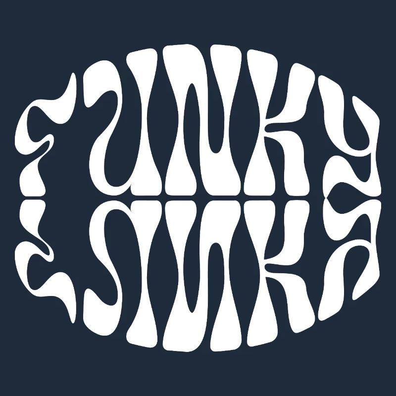 Conception typographique de musique funky