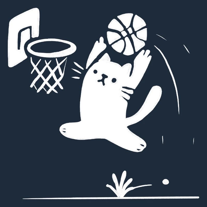 Chat de basket-ball