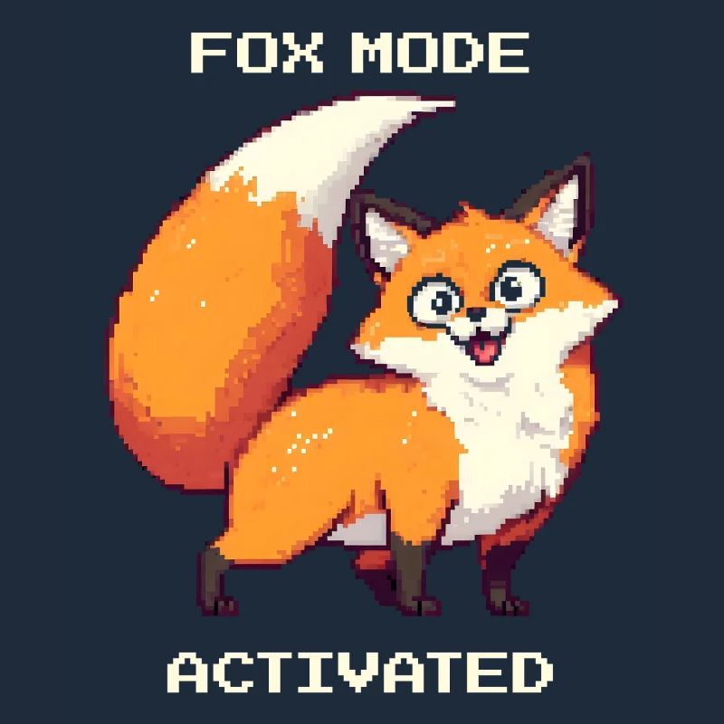 Fox Mode Enabled | derpy fox humor