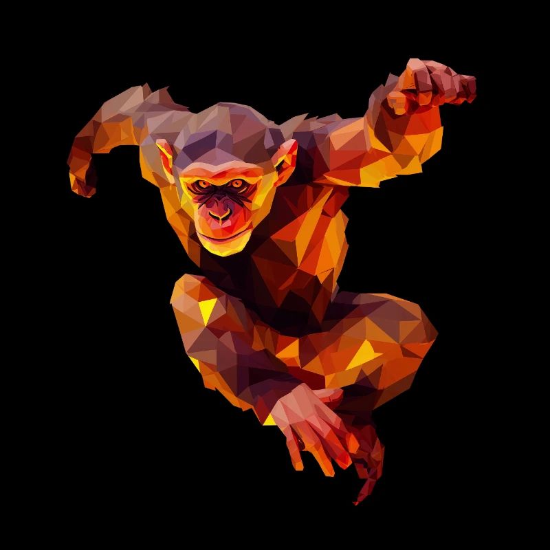 Polygone Orang-outan Sprinter