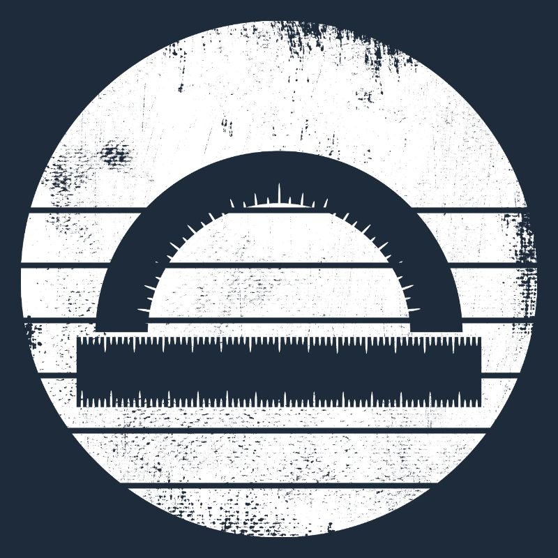 Semi-circular protractor