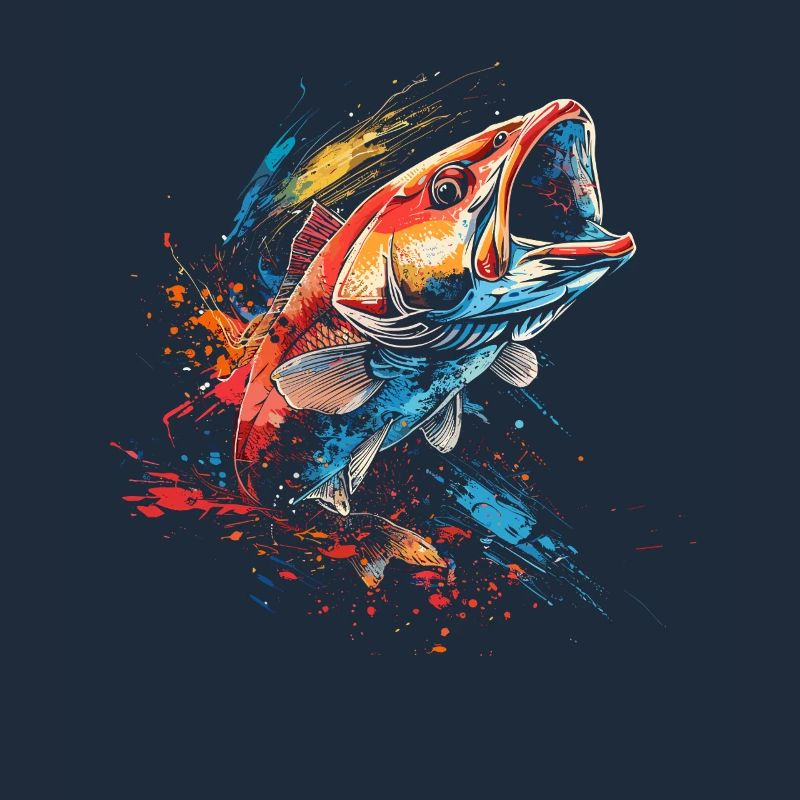 Fish Paint Blobs
