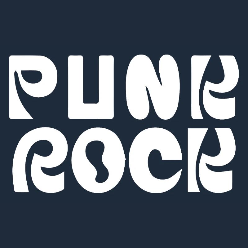 Punk Rock Mutig Retro Typ