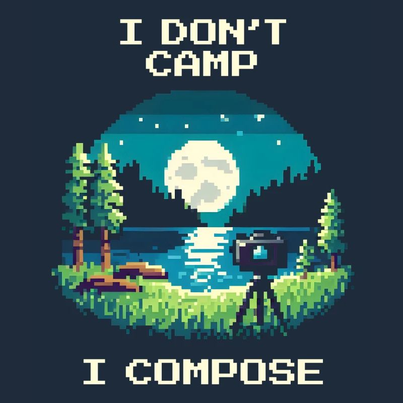 Je ne campe pas, je compose | Composition