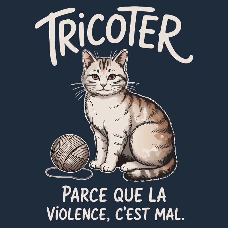 Tricoter, parce que la violence c’est mal