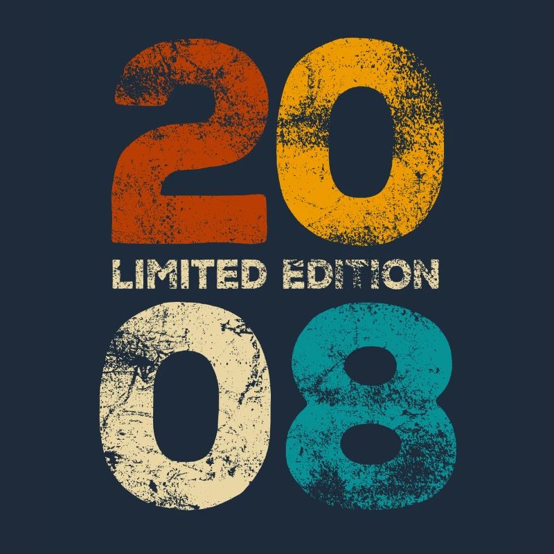 Édition limitée cadeau d’anniversaire rétro 2008