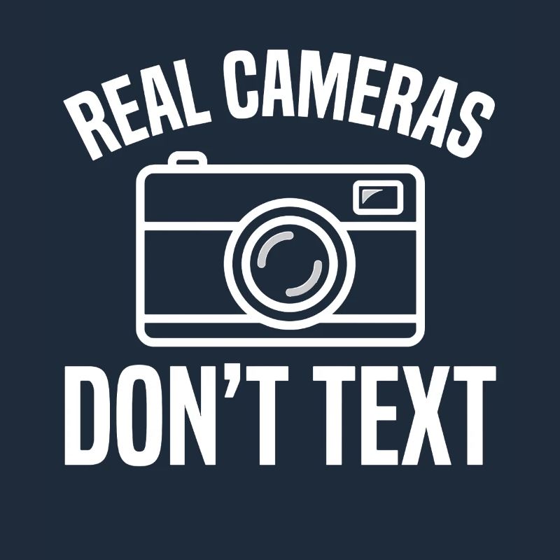 Real Cameras Don't Text Design