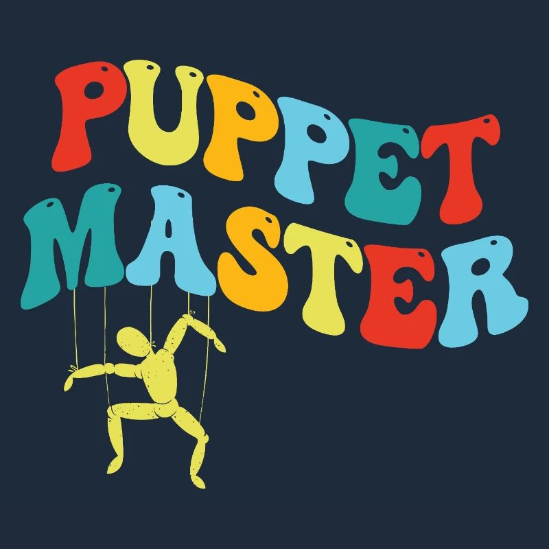 Puppet Master: Colorful Swing Silhouette