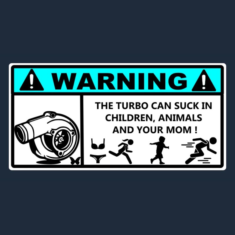 Danger Turbo Sticker