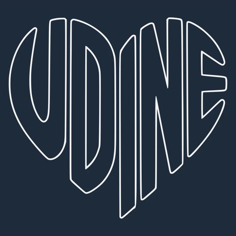 Udine Herz Outline-Logo