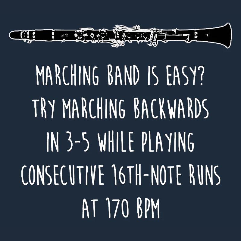 Backward Cadence Marching Tee