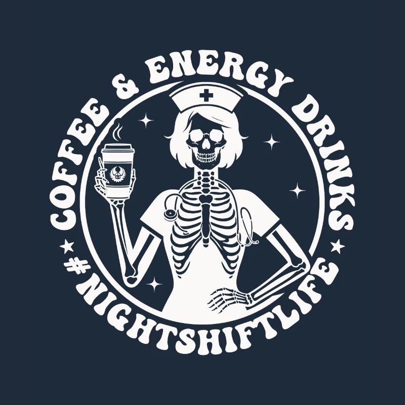 Squelette de café de nuit