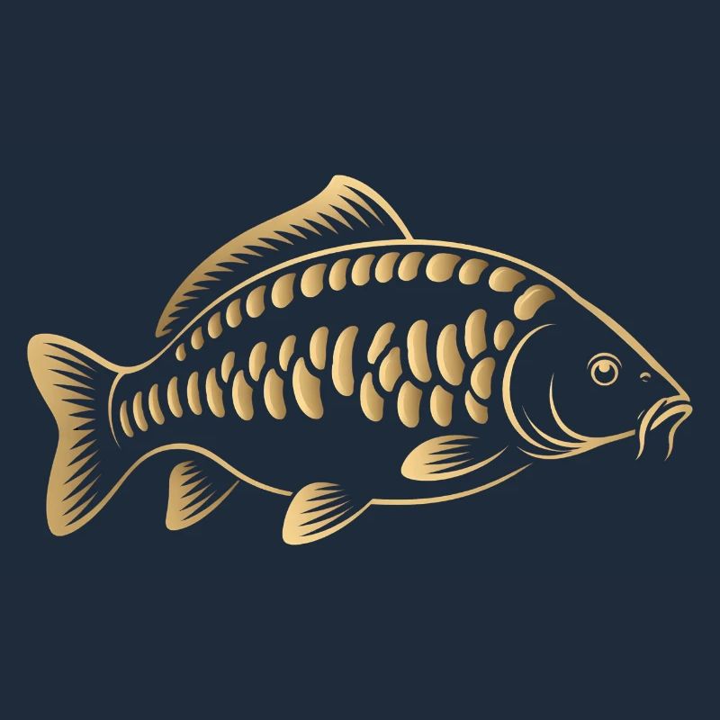 Carp Fish : design minimaliste de pêche
