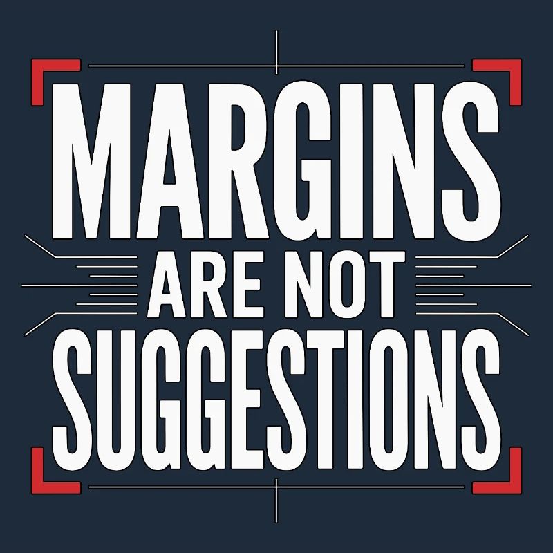 Les marges du designer d’impression sont des designers experts en impression