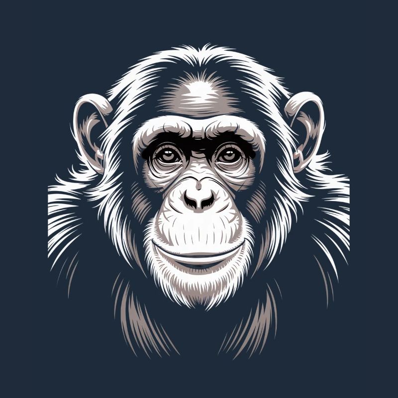 Affe Schimpanse