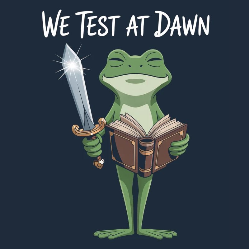 We Test at Dawn Frog Warrior