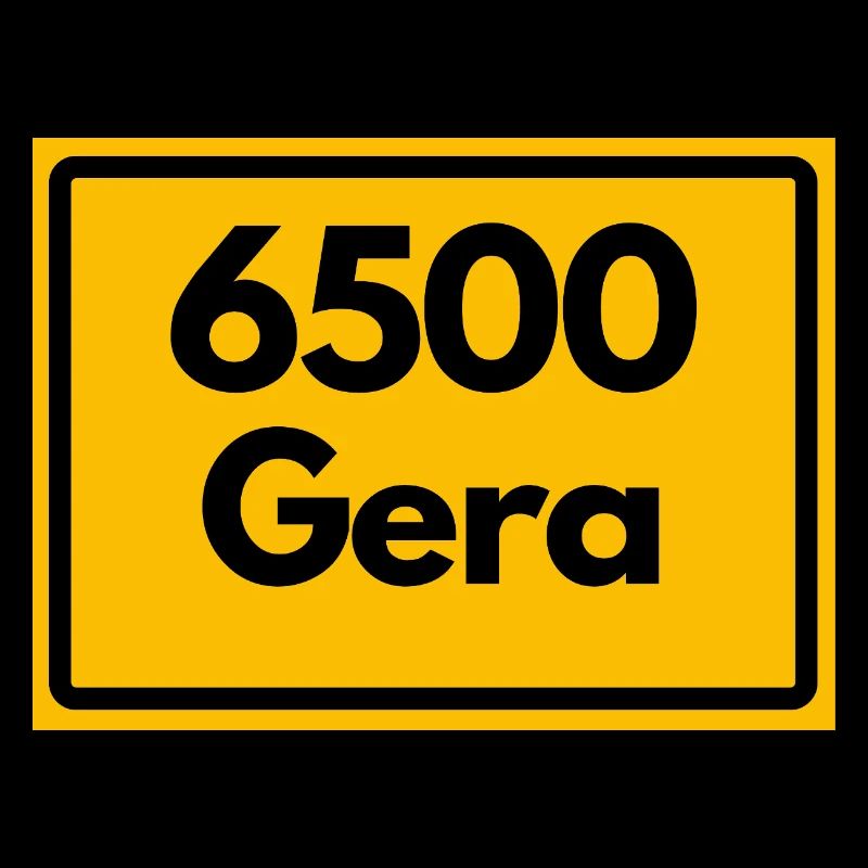 Alte Postleitzahl 6500 Gera, Thüringen, PLZ