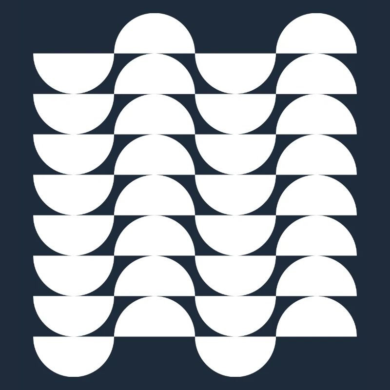 Wavegrid Half-Circle Pattern