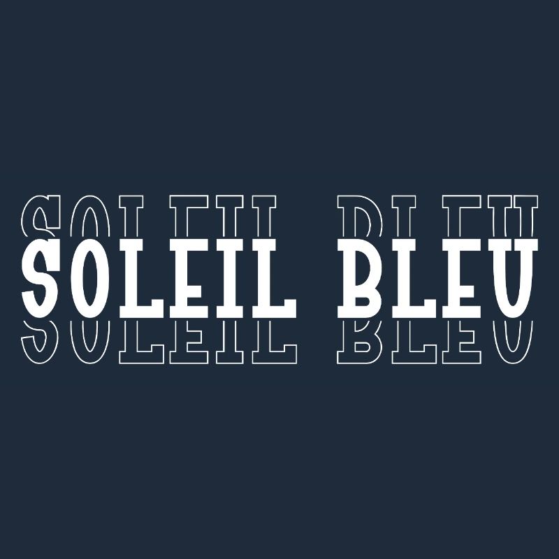 Soleil Bleu Typographique