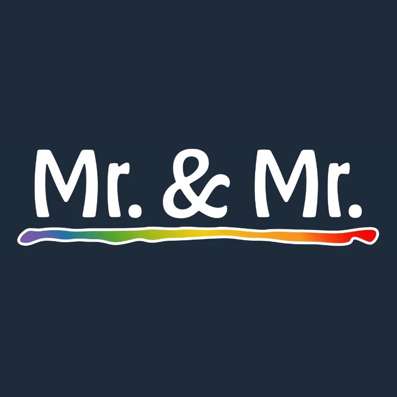 Regenbogen Mr and Mr schwule Hochzeit