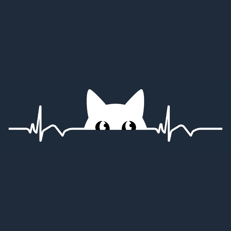 Katze EKG Herzfrequenz Herzschlag