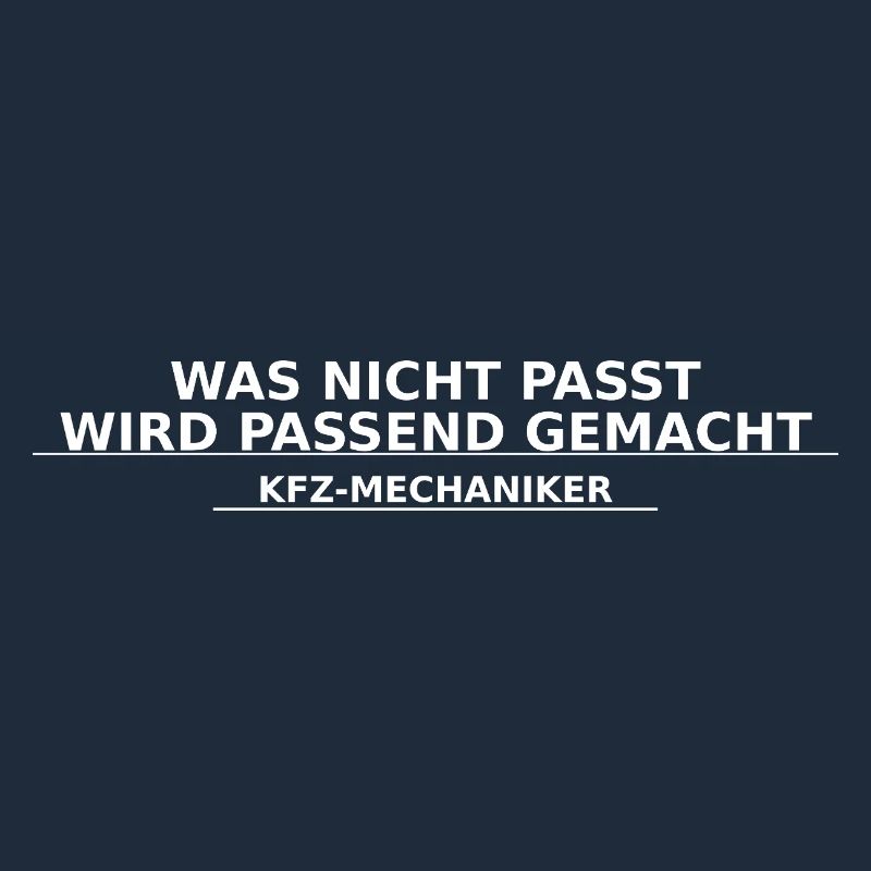KFZ-Mechaniker – Was nicht passt, wird passend